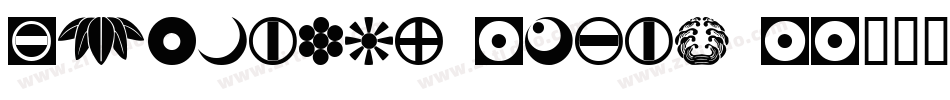 Oriental Icons II字体转换